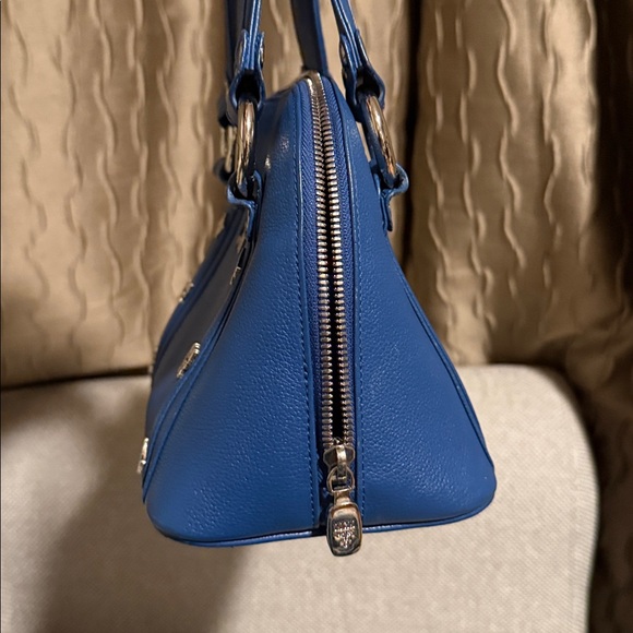 MCM Mini Blue Alma Leather Handbag - Picture 5 of 16